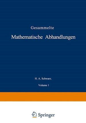 Gesammelte Mathematische Abhandlungen