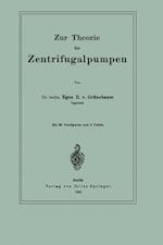 Zur Theorie Der Zentrifugalpumpen