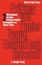 Prüfung von Papier, Pappe, Zellstoff und Holzstoff