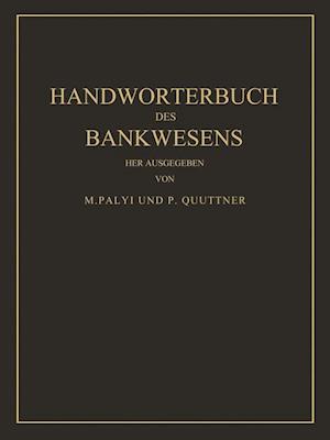 Handwörterbuch des Bankwesens