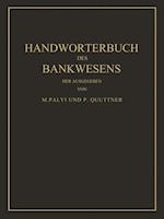 Handwörterbuch des Bankwesens