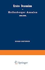 Erstes Dezennium der Helfenberger Annalen 1886/1895 / Helfenberger Annalen 1896