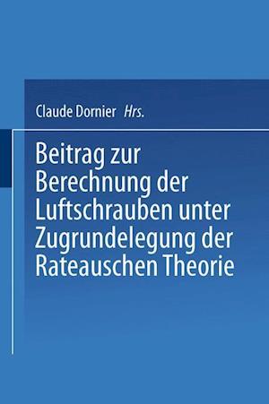 Beitrag zur Berechnung der Luftschrauben