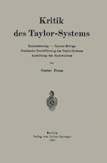 Kritik des Taylor-Systems
