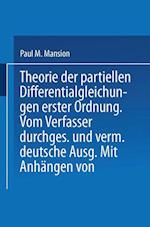 Theorie der Partiellen Differentialgleichungen erster Ordnung