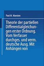 Theorie der Partiellen Differentialgleichungen erster Ordnung