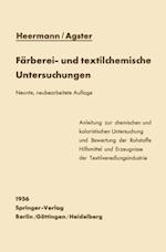 Färberei- und textilchemische Untersuchungen