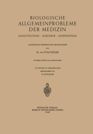 Biologische Allgemeinprobleme der Medizin