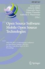 Open Source Software: Mobile Open Source Technologies