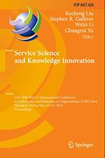 Service Science and Knowledge Innovation