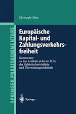 Europäische Kapital- und Zahlungsverkehrsfreiheit