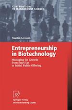 Entrepreneurship in Biotechnology