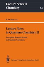 Lecture Notes in Quantum Chemistry II