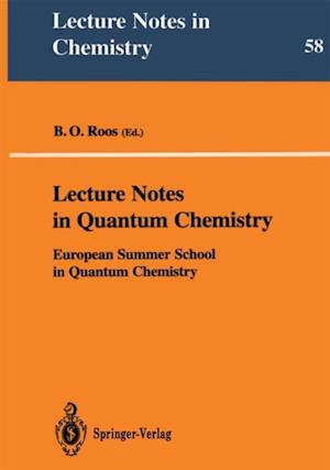 Lecture Notes in Quantum Chemistry