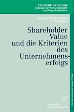 Shareholder Value und die Kriterien des Unternehmenserfolgs