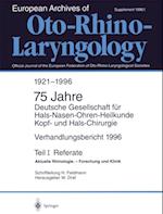 Verhandlungsbericht 1996 der Deutschen Gesellschaft für Hals-Nasen-Ohren-Heilkunde, Kopf- und Hals-Chirurgie