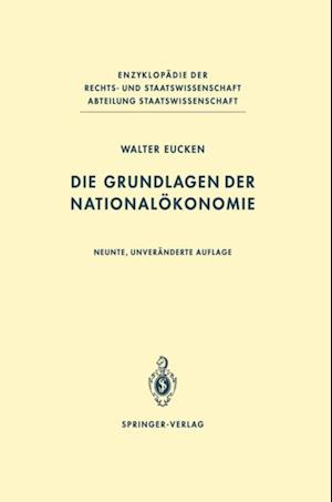 Die Grundlagen der Nationalökonomie