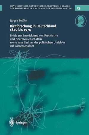 Hirnforschung in Deutschland 1849 bis 1974