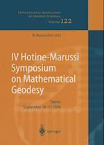 IV Hotine-Marussi Symposium on Mathematical Geodesy