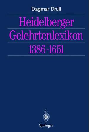 Heidelberger Gelehrtenlexikon 1386-1651