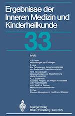 Ergebnisse der Inneren Medizin und Kinderheilkunde