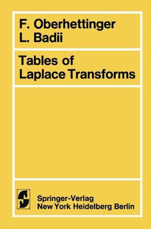 Tables of Laplace Transforms