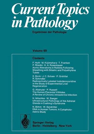 Current Topics in Pathology / Ergebnisse der Pathologie