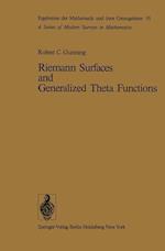 Riemann Surfaces and Generalized Theta Functions