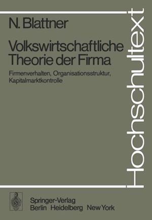 Volkswirtschaftliche Theorie der Firma