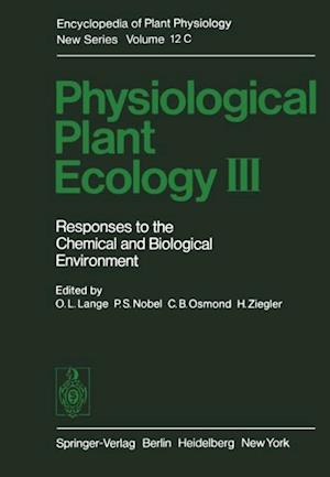 Physiological Plant Ecology III