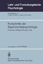 Fortschritte der Experimentalpsychologie