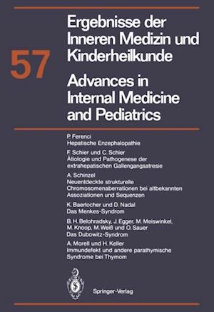 Ergebnisse der Inneren Medizin und Kinderheilkunde/Advances in Internal Medicine and Pediatrics