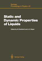 Static and Dynamic Properties of Liquids