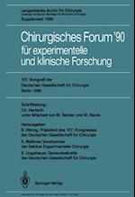 107. Kongreß der Deutschen Gesellschaft für Chirurgie Berlin, 17.–21. April 1990