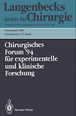 111. Kongreß der Deutschen Gesellschaft für Chirurgie München, 5.–9. April 1994