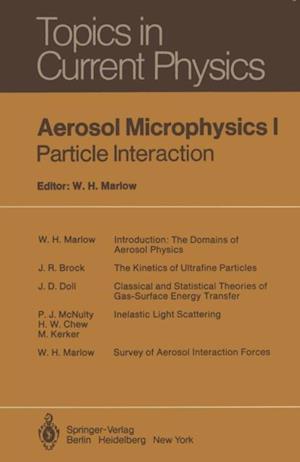 Aerosol Microphysics I