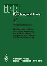 Rechnerunterstützte Arbeitsplanerstellung mit Kleinrechnern, dargestellt am Beispiel der Blechbearbeitung