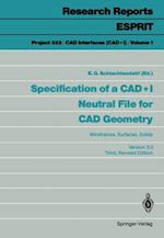 Specification of a CAD * I Neutral File for CAD Geometry