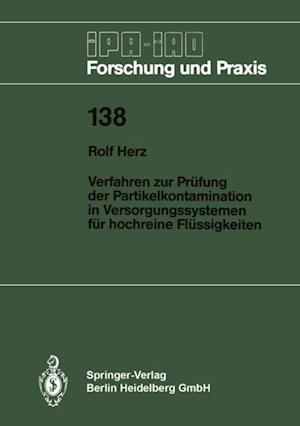 Verfahren zur Prüfung der Partikelkontamination in Versorgungssystemen für hochreine Flüssigkeiten