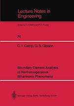 Boundary Element Analysis of Nonhomogeneous Biharmonic Phenomena