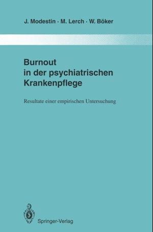 Burnout in der psychiatrischen Krankenpflege