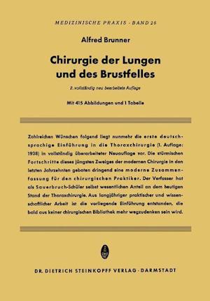 Chirurgie der Lungen und des Brustfelles