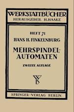 Die wirtschaftliche Verwendung von Mehrspindelautomaten