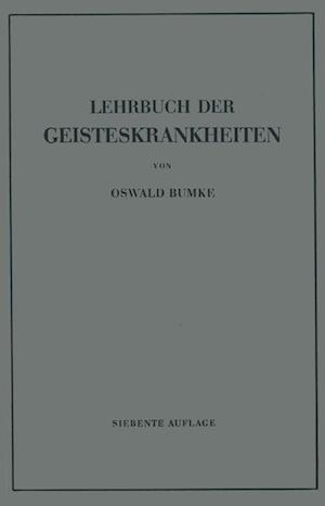 Lehrbuch der Geisteskrankheiten