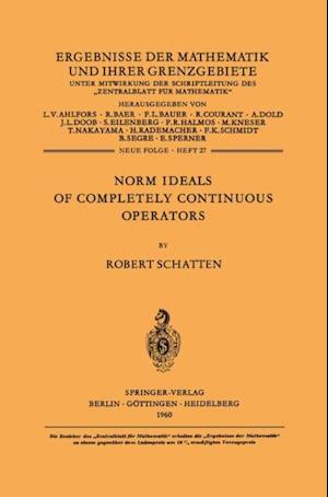 Norm Ideals of Completely Continuous Operators