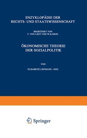 Ökonomische Theorie der Sozialpolitik