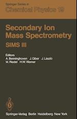 Secondary Ion Mass Spectrometry SIMS III