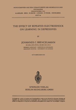 Effect of Repeated Electroshock on Learning in Depressives