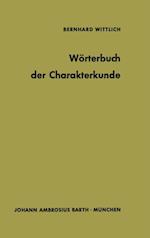 Wörterbuch der Charakterkunde