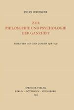 Zur Philosophie und Psychologie der Ganzheit